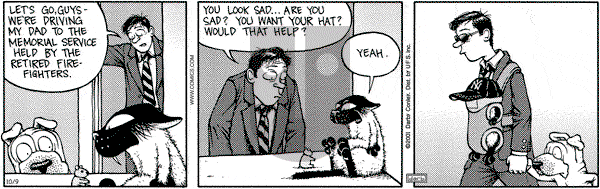 Get Fuzzy on Tuesday October 9, 2001 Comic Strip