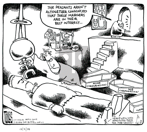 Tom Toles on Wednesday December 2, 1998 Comic Strip