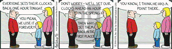 The Born Loser on Saturday November 5, 2016 Comic Strip