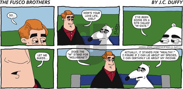 The Fusco Brothers - Sunday November 1, 2020 Comic Strip
