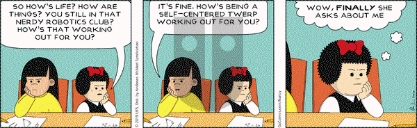 Nancy on Thursday March 14, 2019 Comic Strip