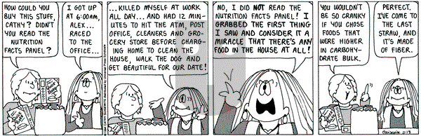 Cathy Classics on Wednesday May 18, 1994 Comic Strip