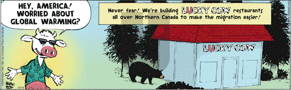 Lucky Cow on Saturday December 16, 2006 Comic Strip