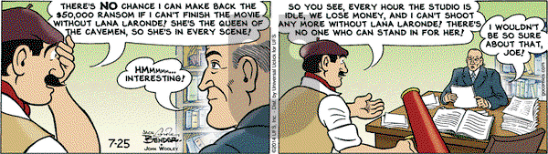 Alley Oop on Friday July 25, 2014 Comic Strip