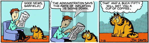Garfield on Tuesday July 18, 1978 Comic Strip
