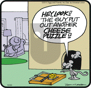Ziggy on Saturday December 20, 2014 Comic Strip