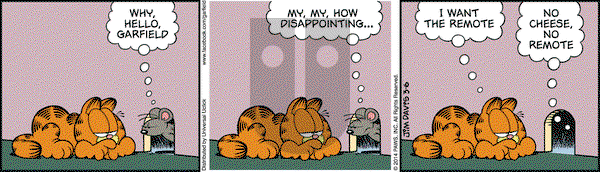 Garfield - Thursday March 6, 2014 Comic Strip