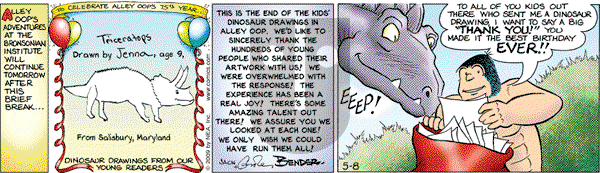 Alley Oop on Friday May 8, 2009 Comic Strip