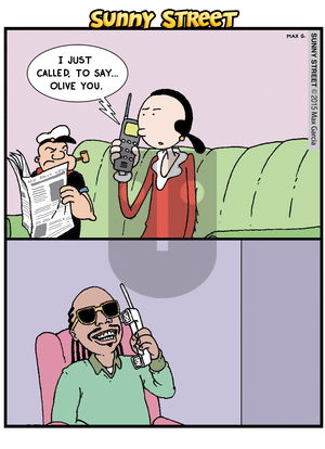 Sunny Street on Wednesday January 14, 2015 Comic Strip