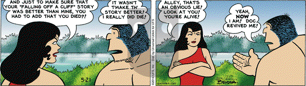 Alley Oop on Wednesday May 21, 2014 Comic Strip