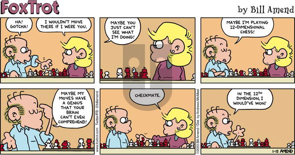 FoxTrot - Sunday January 15, 2023 Comic Strip