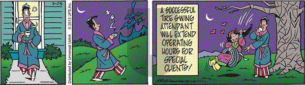 Rose is Rose on Monday March 25, 2013 Comic Strip