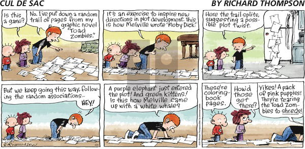 Cul de Sac on Sunday March 20, 2016 Comic Strip