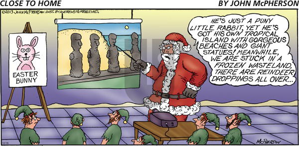 Close to Home on Sunday December 16, 2018 Comic Strip