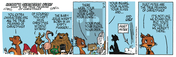 Over the Hedge on Tuesday December 19, 2006 Comic Strip
