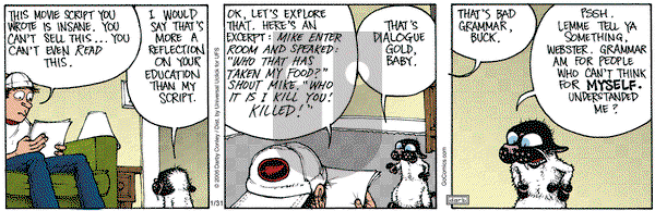 Get Fuzzy on Friday January 31, 2014 Comic Strip