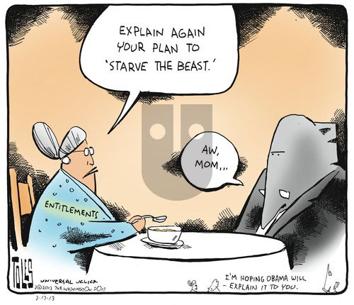 Tom Toles on Sunday March 17, 2013 Comic Strip