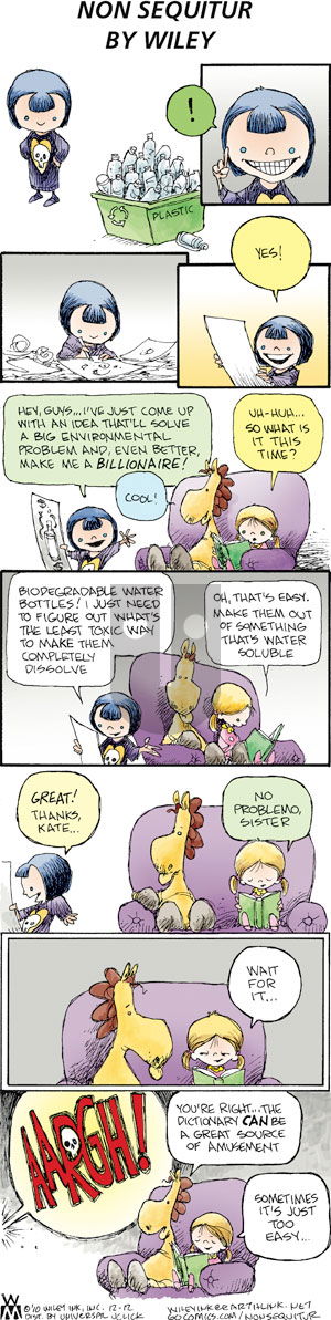 Non Sequitur on Sunday December 12, 2010 Comic Strip