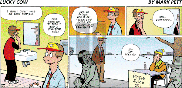 Lucky Cow on Sunday January 22, 2006 Comic Strip