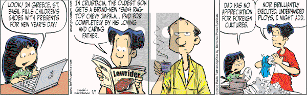 Baldo on Tuesday January 1, 2008 Comic Strip