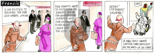 Francis on Monday September 16, 2024 Comic Strip