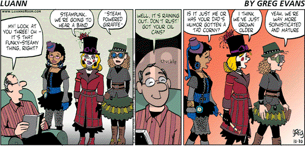 Luann on Sunday October 30, 2011 Comic Strip