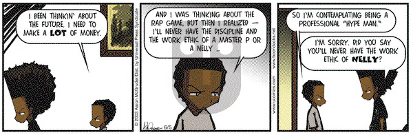 The Boondocks - Thursday June 5, 2003 Comic Strip