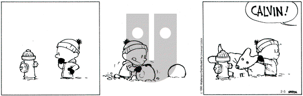 Calvin and Hobbes on Thursday February 5, 2015 Comic Strip