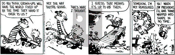 Calvin and Hobbes - Wednesday June 6, 2018 Comic Strip
