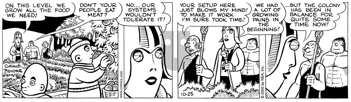Alley Oop - Wednesday October 25, 2000 Comic Strip