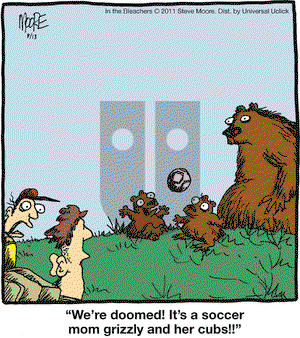 In the Bleachers on Saturday August 13, 2011 Comic Strip