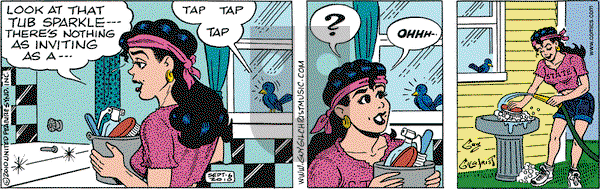 Nancy on Monday September 6, 2010 Comic Strip
