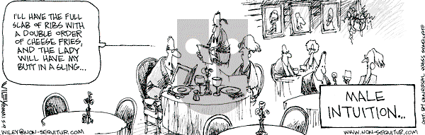 Non Sequitur on Wednesday May 9, 2001 Comic Strip