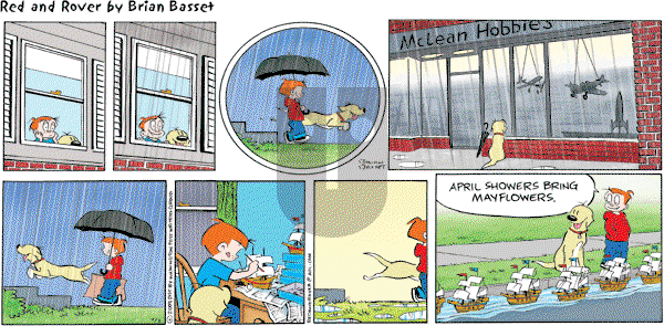 Red and Rover on Sunday April 5, 2009 Comic Strip