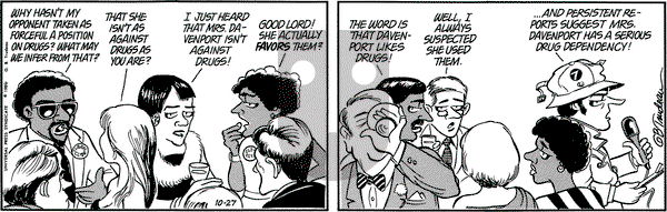 Doonesbury on Monday October 27, 1986 Comic Strip
