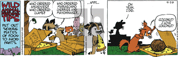 Over the Hedge on Thursday April 20, 2006 Comic Strip