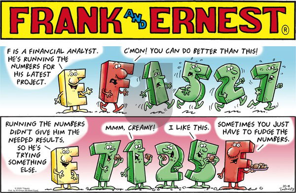 Frank and Ernest on Sunday October 4, 2020 Comic Strip