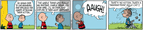 Peanuts on Tuesday April 23, 2002 Comic Strip