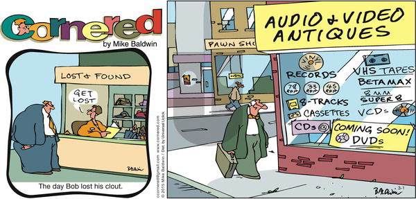 Cornered on Sunday March 1, 2015 Comic Strip