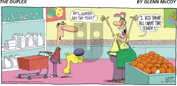 The Duplex on Sunday April 5, 2015 Comic Strip