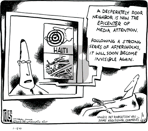 Tom Toles on Friday January 15, 2010 Comic Strip