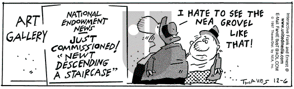 Frank and Ernest on Saturday December 6, 1997 Comic Strip