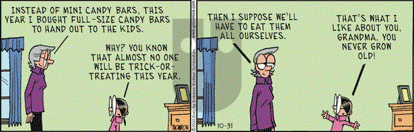 Grand Avenue on Saturday October 31, 2020 Comic Strip