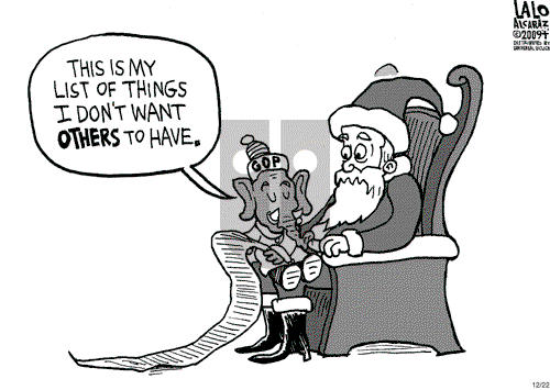 Lalo Alcaraz on Tuesday December 22, 2009 Comic Strip