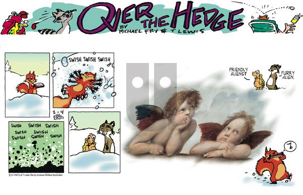 Over the Hedge on Sunday February 4, 2018 Comic Strip