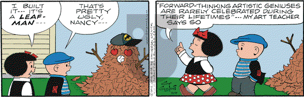 Nancy on Monday November 14, 2016 Comic Strip