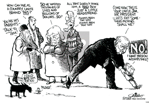 Pat Oliphant on Wednesday December 6, 2006 Comic Strip