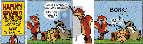 Over the Hedge on Friday August 19, 2011 Comic Strip