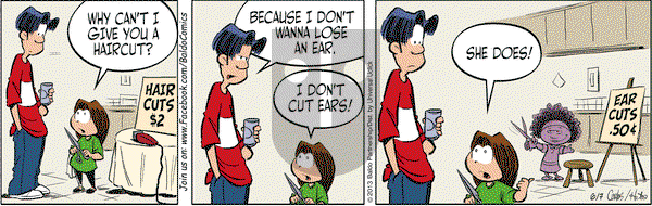 Baldo on Friday June 7, 2013 Comic Strip