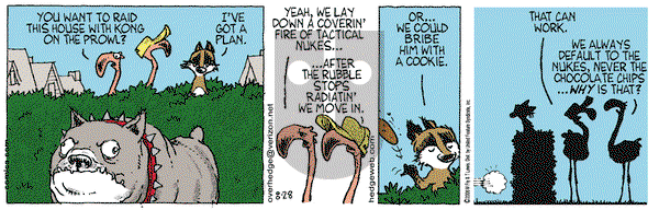 Over the Hedge on Monday August 28, 2006 Comic Strip